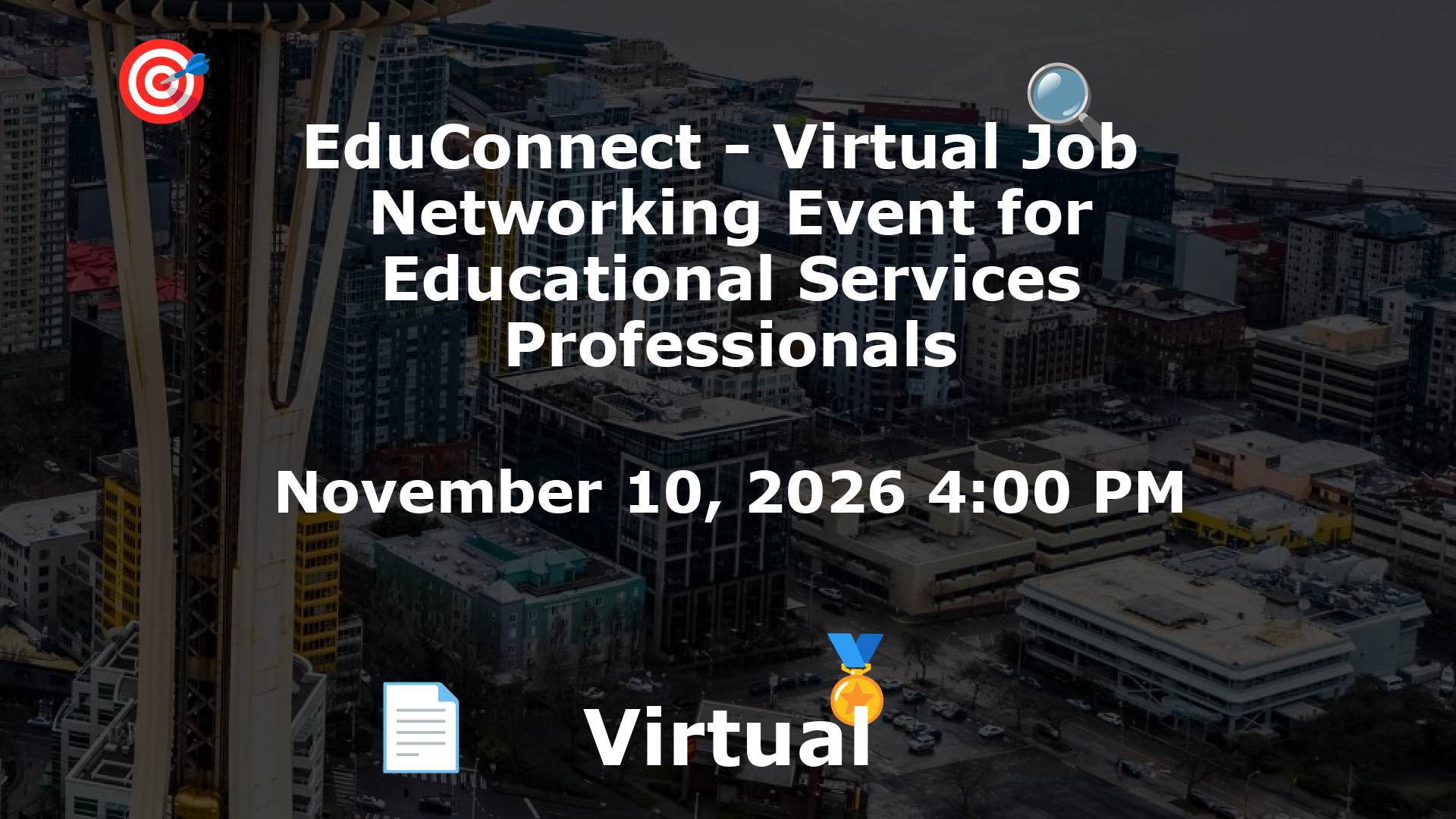 EduConnect - Virtual Job  Networking Event for Educational Services Professionals event image